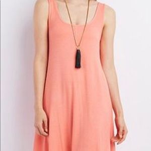 NWOT Charlotte Russe Scoop Neck Trapeze Dress